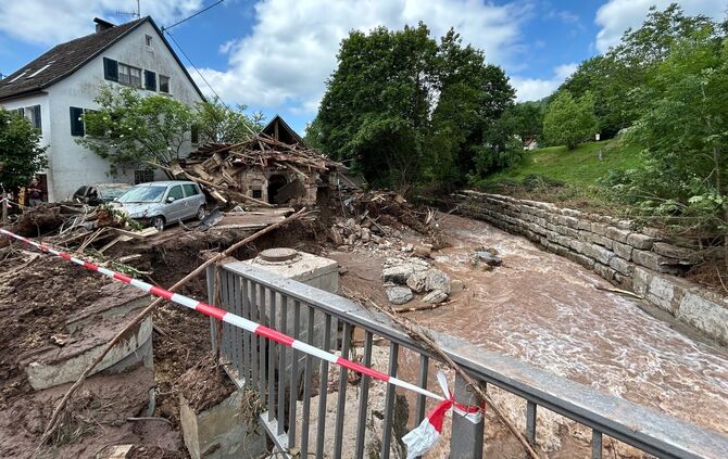 Hochwasser Klaffenbach