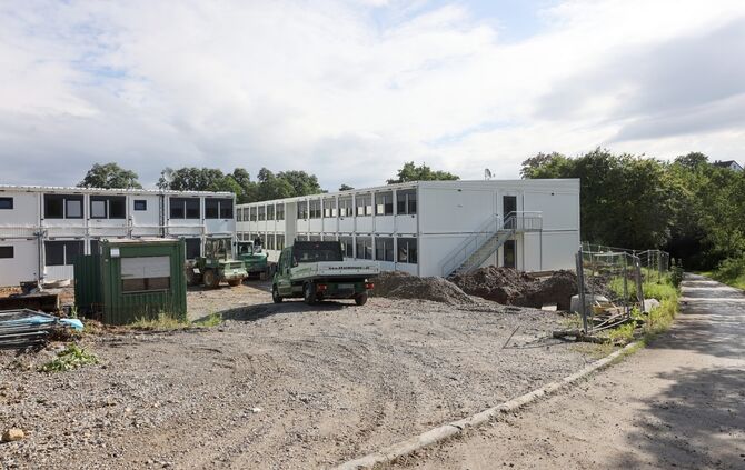 Firmenparkplatz