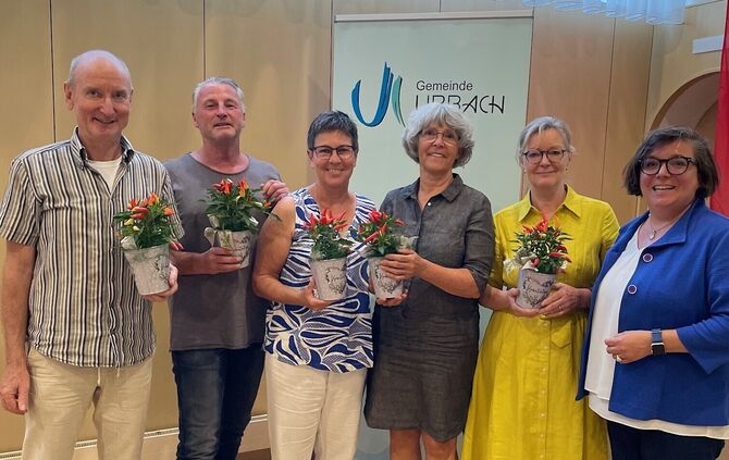 Verabschiedung Gemeinderäte