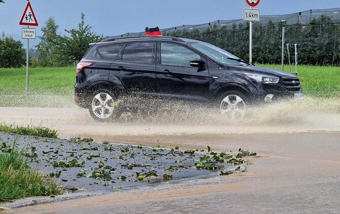 Wasser Wetter Unwetter Hagel