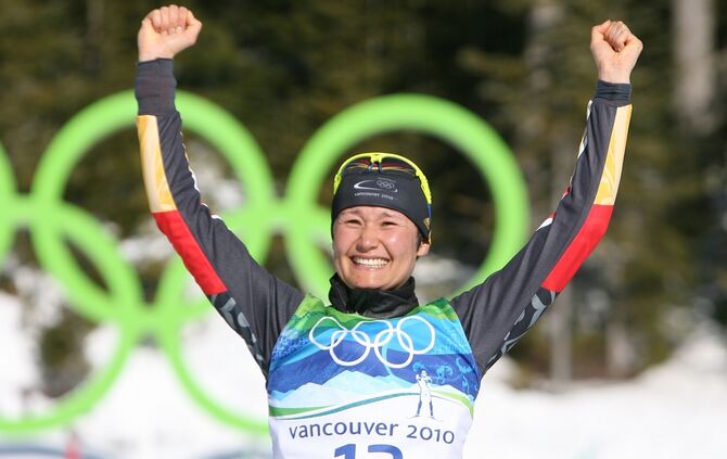 Olympic Winter Games Vancouver 2010, biathlon, mass women, Whistler (CAN)