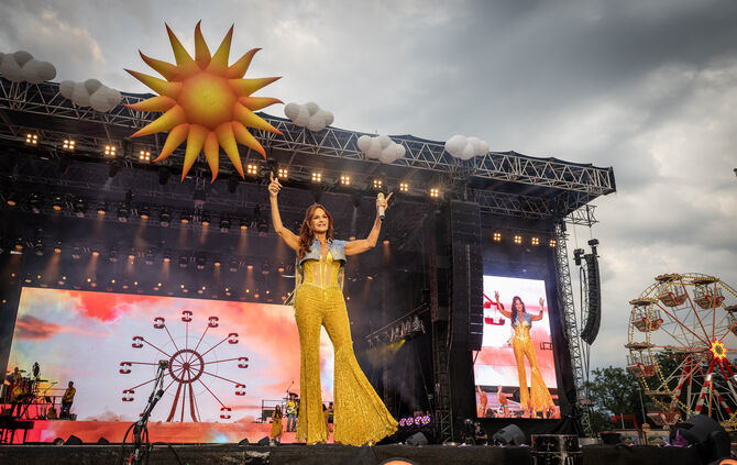 // 17. Heimspiel, Open Air Andrea Berg in der Arena in Aspach