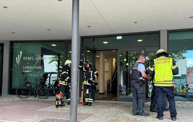 Brandmeldealarm Landratsamt