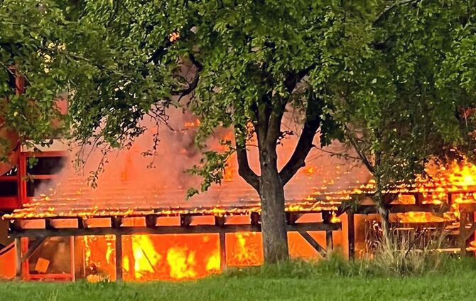 Brand in der Gemeinschaftschule Welzheim, 29.07.2024.
