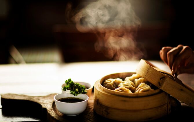 Symbolbild Essen Dumplings Asiatisch
