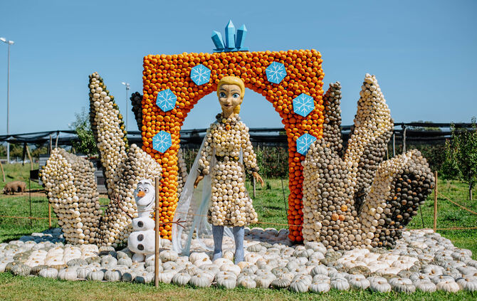 2023-Kürbisausstellung-Eiskönigin-Elsa-1