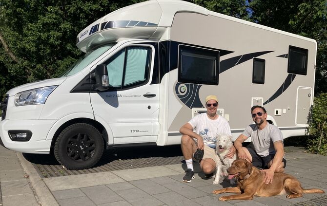 Kevin Scheil Europa-Tour mit Stopp in Waiblingen: Das bietet der Stellplatz am ...