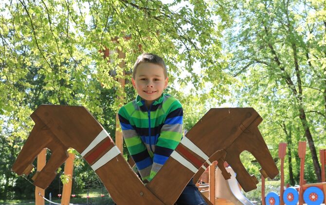 Spielplatz auf der Erleninsel