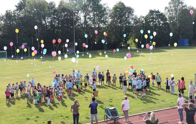Luftballon-Start Welwaldheim