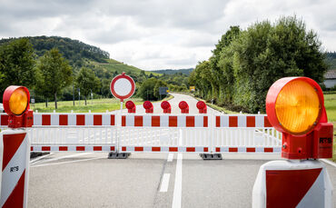 Sperrung der Ostumfahrung Winnenden wegen Sanierung, 19.08.2024.