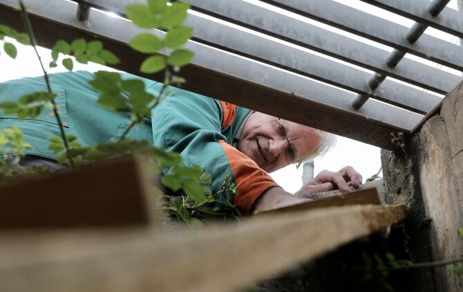 Bruno Lorinser NABU Amphibien Austiegshilfen