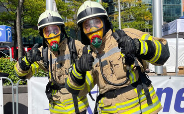 Feuerwehr Fellbach Hochhaus Treppenlauf