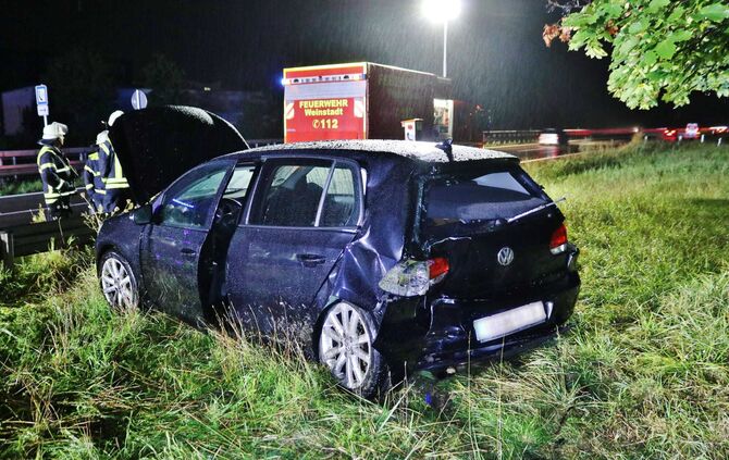 Unfall am frühen Freitagmorgen (06.09.) auf der B29.