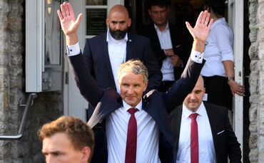 Landtagswahl Thüringen - Wahlparty AfD