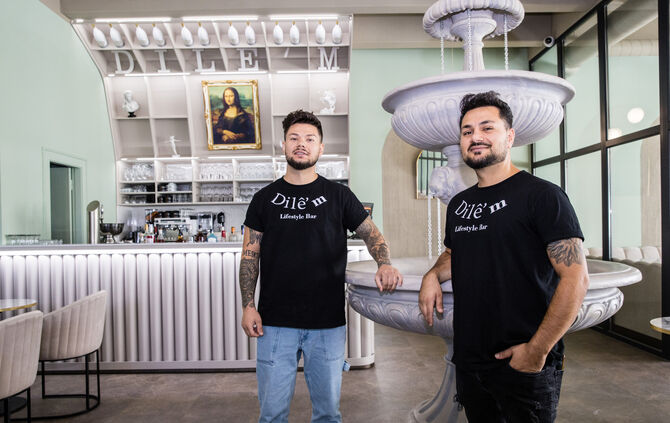 Neue Bar und Brunch Dılê‘m eröffnet im Industriegebiet Langes Gewand, Winnenden, 12.09.2024.