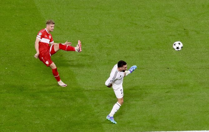 Maximilian Mittelstädt gegen Real Madrid