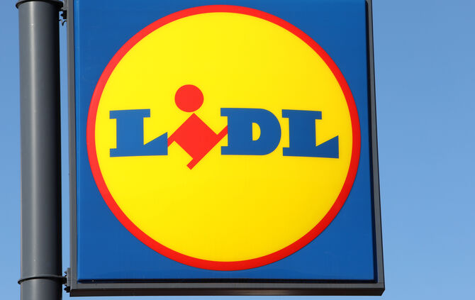 Lidl Logo Discounter Symbol Symbolbild symbolfoto