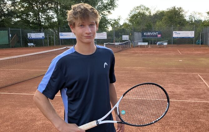 Vincent Selmeczi vom TC Urbach