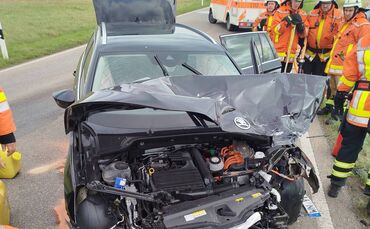 Frontalcrash - Schwerer Unfall bei Backnang-Heiningen