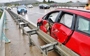 Unfall B14 Winnenden, 26.09.2024.