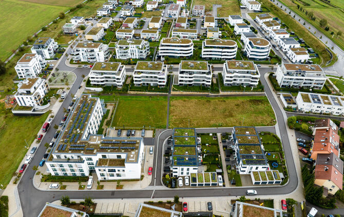 Neubaugebiet Adelsbach, Winnenden, 30.09.2024.