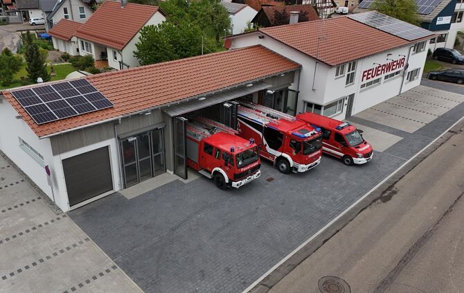 Das neue Gerätehaus der Feuerwehr Alfdorf wird eingeweiht