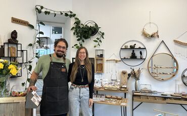 Camilo Arcila Velasquez und Frederike Endejan sind die Inhaber von Maki.