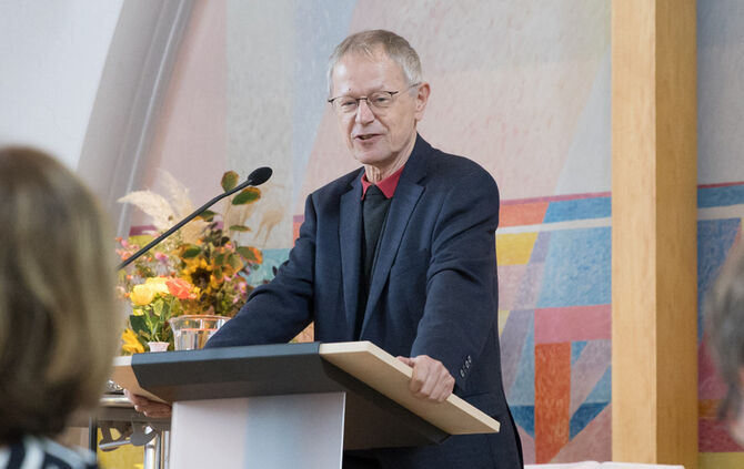 Prof. Dr. Christoph Butterwegge zur Armut, Christuskirche Waiblingen, 10.10.2024.