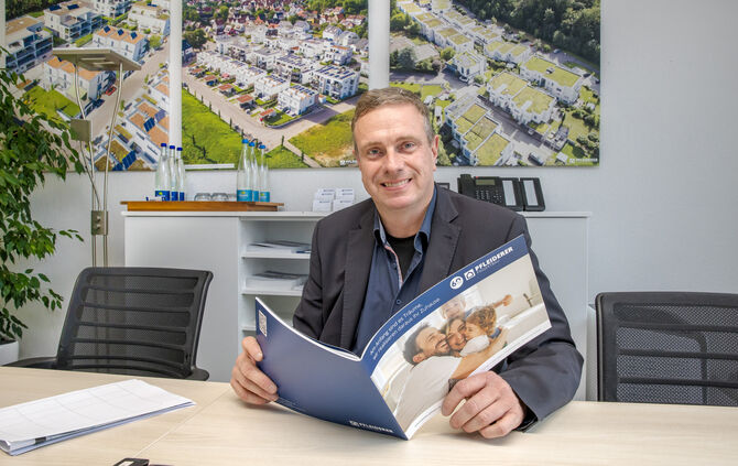 Klaus-Martin Pfleider hat seinen 50. gefeiert, sein Unternehmen den 60. und er ist seit 30 Jahren Chef des Winnender Bauunterneh