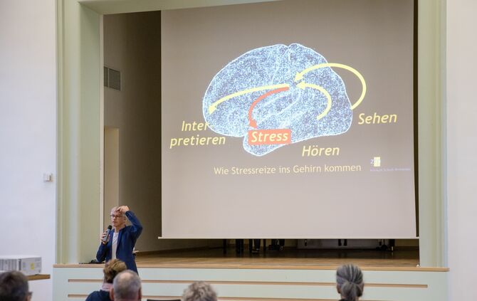 Vortrag zum Thema Stress am ZfP Winnenden, 10.10.2024.