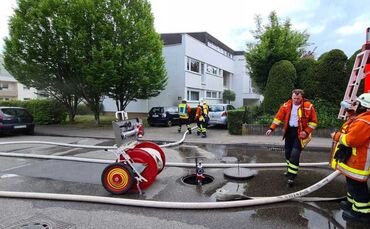 Brand in Mehrfamilienhaus in Backnang, Größeweg, 15.05.2020