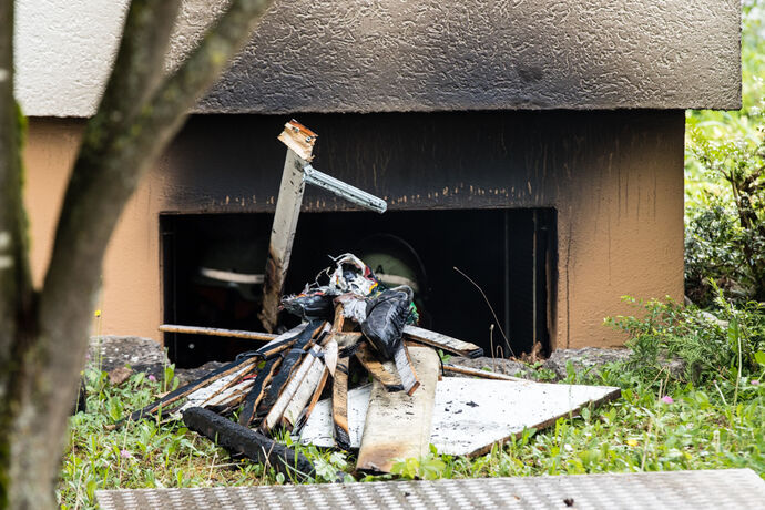 Kellerbrand, Größeweg, Backnang, 15.05.2020.