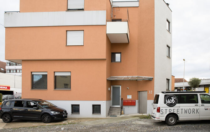 Gebäude der Mobilen Jugendarbeit in Winnenden, Ringstr., 10.10.2024.