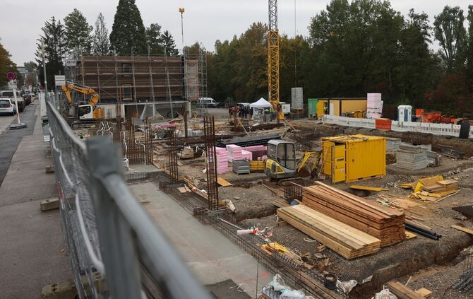 Baustelle Schorndorfer Straße