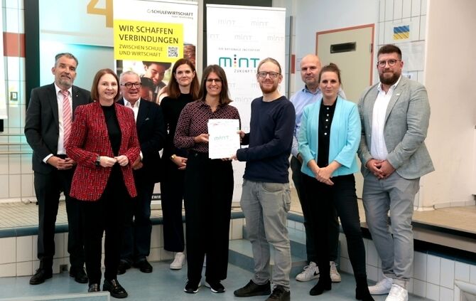 MINT- Auszeichnung für die Gottlieb-Daimler-Realschule