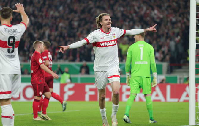 Fussball DFB Pokal VfB Stuttgart vs. FC Kaiserslautern
