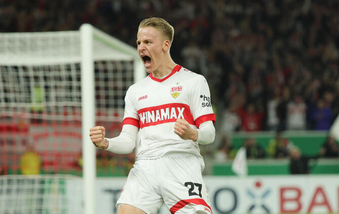 Fussball DFB Pokal VfB Stuttgart vs. FC Kaiserslautern