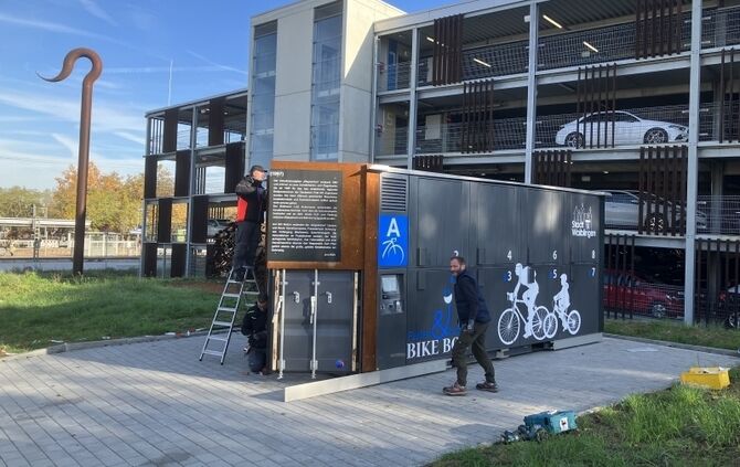 Velobrix Fahrrad Parkcontainer
