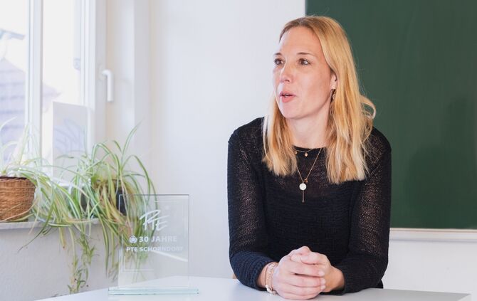 Kerstin Maier von der Pädagogisch Therapeutische Einrichtung (PTE) Schorndorf