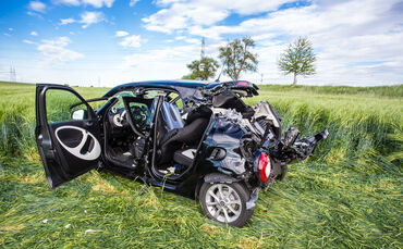 Schwerer Unfall, L1140, Hohenacker - Remseck, 19.05.2020.