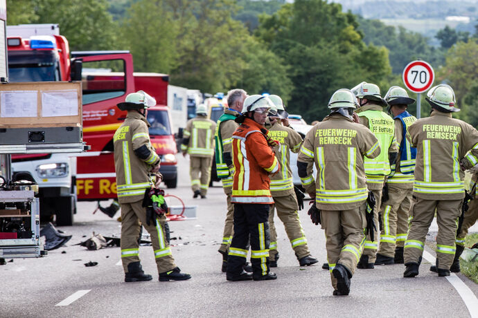 Schwerer Unfall, L1140, Hohenacker - Remseck, 19.05.2020.