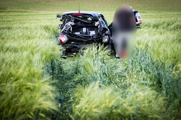 Schwerer Unfall, L1140, Hohenacker - Remseck, 19.05.2020.