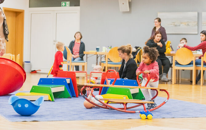 Winterspielplatz der Baptisten Gemeinde