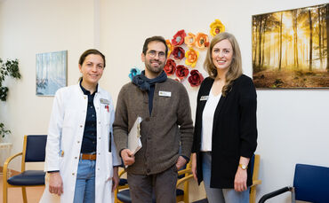 Zum Thema Depressionen im Alter (65+) sprachen: Oberärztin Dr. Mollova-Henke, Stationsleiter Herr Kehl und Psychologin Schneider