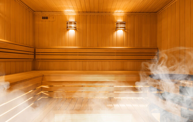 Sauna Symbolfoto