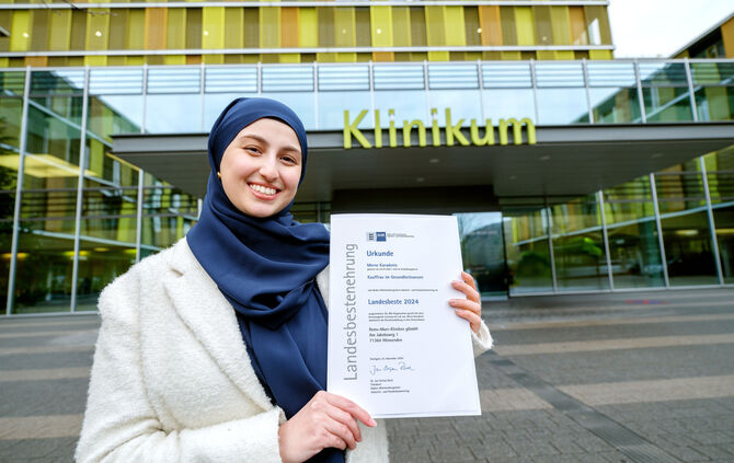 Spitzen-Azubi Merve Karadeniz