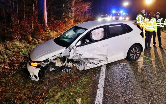 Unfall Rettichkreisel Rudersberg