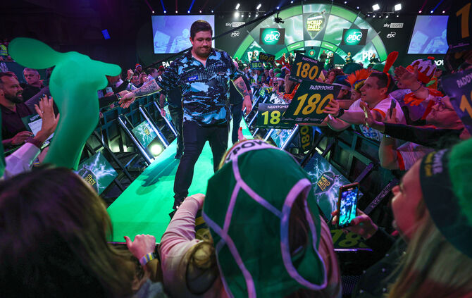 Kai Gotthardt bei der Darts-WM 2025