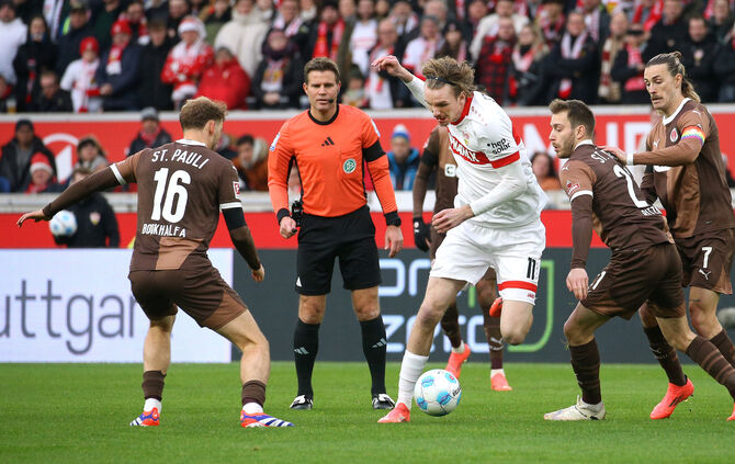 Fußball VfB Stuttgart vs. FC St. Pauli