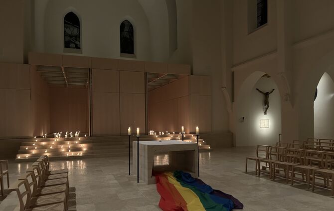 Queerer Gottesdienst in Stuttgart.